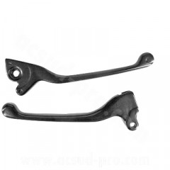 Leviers de scooter adaptable noirs pour Gilera Stalker (la paire)