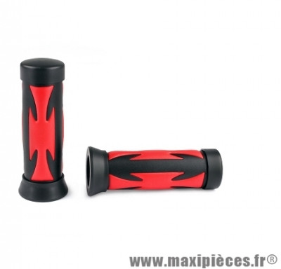 Revêtement poignée adaptable noir / rouge