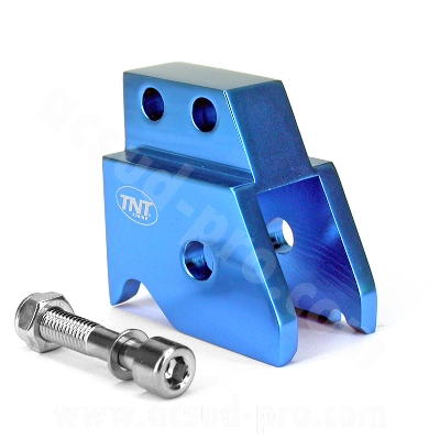 Réhausse amortisseur adaptable bleu pour MBK Nitro, Ovetto, Yamaha Aerox, Neos