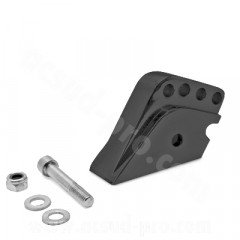 Réhausse amortisseur adaptable 4 positions noir mat pour scooter Peugeot 50 TKR / Speedfight / Buxy