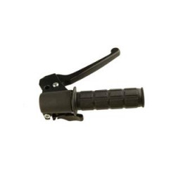 Poignée gaz adaptable avec levier décompresseur pour cyclomoteur MBK Club 1988-1989