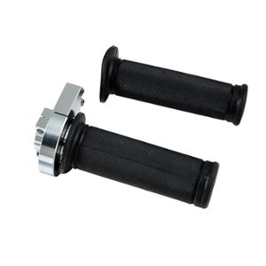 Poignée gaz adaptable luxe avec roulements aiguilles pour maxi scooter