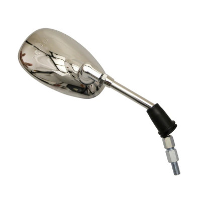 Rétroviseur droit chrome adaptable homologué CE KYMCO 125 People One après 2013 (OE 00188057)