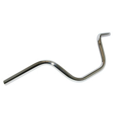 Guidon adaptable acier chrome pour cyclomoteur MBK 51