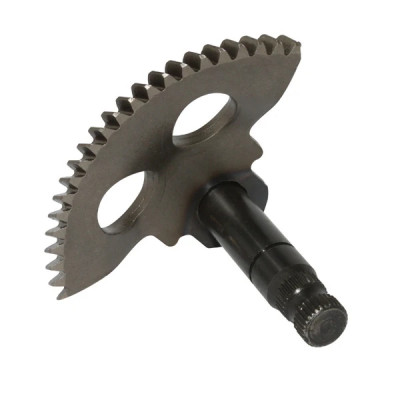 Axe de kick adaptable longueur 76mm pour scooter 50 chinois 4T GY6, Peugeot Kisbee, V-Clic, SYM Orbit, Baotian BT49QT