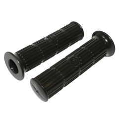 Revêtements de poignée adaptable noir (diamètre 24-24) pour scooters Piaggio 125-150-200 Vespa PX (R.O. 141923) - PAIRE