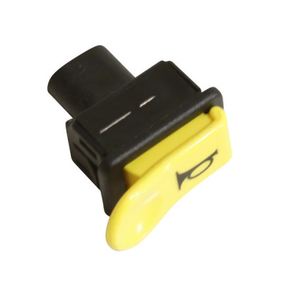 Commodo-commutateur avertisseur gauche adaptable pour scooter 50 Zip 2T 1992-1999, NRG 1994-1999, Typhoon 1994-1999, Free 1992-1999, Quartz 1992-1995, Sfera 1992-1996