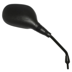 Rétroviseur droit noir adaptable homologué CE Aprilia Sport City 125cc 2004+, 250cc 2008+, 300cc 2012+ (OE AP8104723)