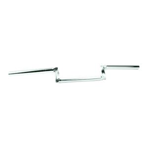 Guidon adaptable chrome Z.barre torsade H5 pour cyclomoteur Peugeot 103 - MBK 51