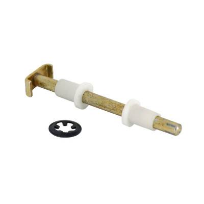 Axe de masselotte de variateur adaptable avec guides et clips pour cyclomoteur Peugeot 103 mvl, sp, rcx, spx