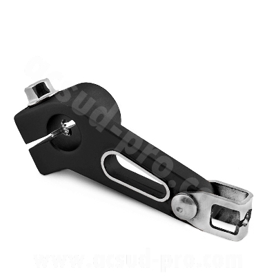 Bielette commande embrayage adaptable alu noir Derbi 50 Senda, Gilera 50 SMT, RCR Lighty