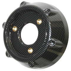 Embout de pot d'échappement adaptable carbone pour maxi scooter 125cc Yamaha XMAX après 2006 / MBK Skycruiser