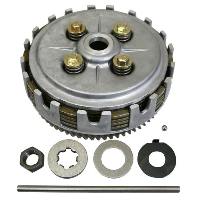 Embrayage complet adaptable pour mécaboite Minarelli AM6 / MBK X-Power, X-Limit / Yamaha TZR, DTR / Peugeot XPS, XR6 / Rieju RS1, SMX / Beta RR / Aprilia RS