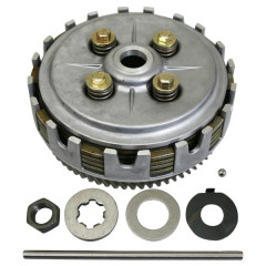 Embrayage complet adaptable pour mécaboite Minarelli AM6 / MBK X-Power, X-Limit / Yamaha TZR, DTR / Peugeot XPS, XR6 / Rieju RS1, SMX / Beta RR / Aprilia RS