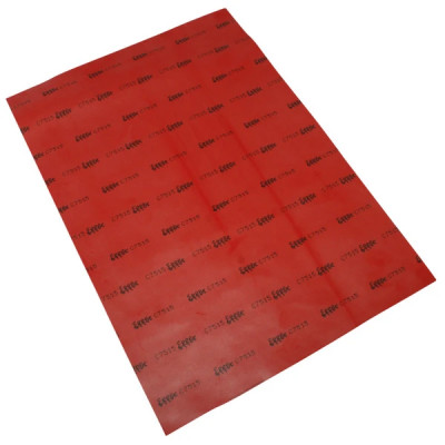 Feuille toile de membrane adaptable rouge (210x300 mm) solex