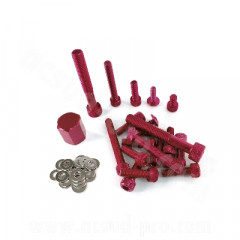 Kit vis décoration rouge TNT Adapté MBK 50 Booster 1999-2003 / Yamaha 50 BWS 1999-2003