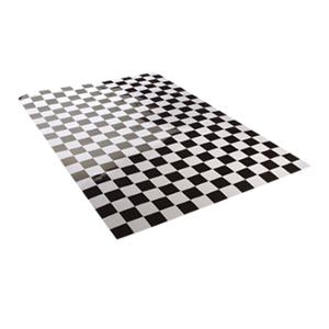 Autocollant adaptable damier noir/blanc 20x24cm