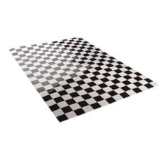 Autocollant adaptable damier noir/blanc 20x24cm