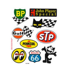 Autocollant lubrifiants adaptable 20x24cm