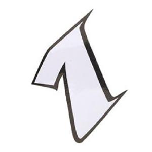 Autocollant adaptable L13 blanc