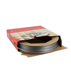 Gaine adaptable diamètre ext. 5mm diamètre int. 2.6mm rouleau de 50 mètres gris