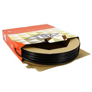 Gaine adaptable diamètre ext. 5mm diamètre int. 2.6mm noir (rouleau de 50 mètres)