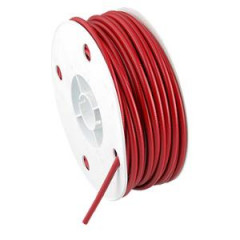 Gaine adaptable 5mm rouge rouleau de 50 mètres