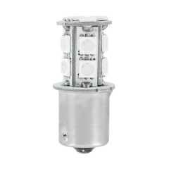Ampoule clignotant adaptable 12V 3,3W BA15s 8000>10000K éclairage rouge brillant 13SMD