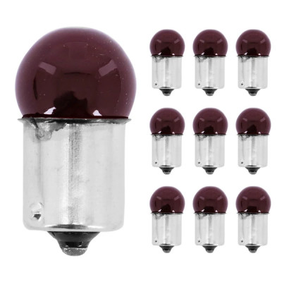 Ampoules de feu de position adaptable 12V 10W culot BA15s G18,5 boîte de 10