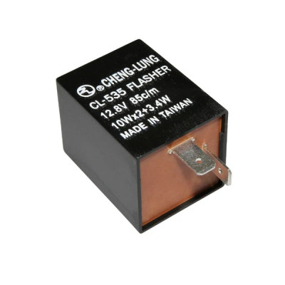 Centrale clignotante adaptable pour scooter Peugeot 50 Buxy, Elyseo, Looxor, Ludix, Speedfight, TKR, Trekker, Vivacity / Aprilia 50 Scarabeo, SR / Honda 50 X8R / Suzuki 50 Katana