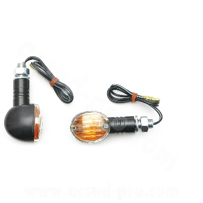 Clignotant adaptable homologué noir type sphera ST080