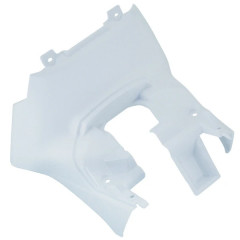 Carénage capot moteur centrale adaptable blanc mat MBK 50 Nitro 1997-2012, Yamaha 50 Aerox 1997-2012