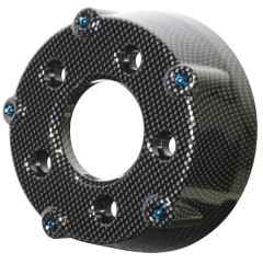 Embout de pot adaptable carbone pour maxi scooter 500cc Yamaha TMAX après 2001