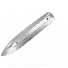 Protection pot d'échappement TNT gris mat (entraxe 310mm) pour maxi scooter YAMAHA MAJESTY 400 2007-2010