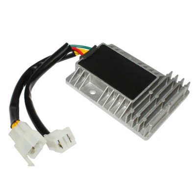 Régulateur de tension Top Performances adaptable 125cc Kymco Downtown 2009-2015 / 250cc People S IE 2007-2008 / 300cc Downtown 2009-2016 / 500cc X-Citing 2005-2010 (référence : 00177005 / 00177021)