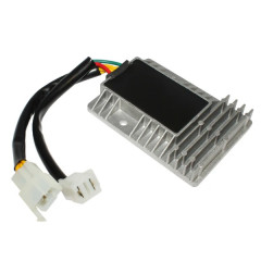 Régulateur de tension Top Performances adaptable 125cc Kymco Downtown 2009-2015 / 250cc People S IE 2007-2008 / 300cc Downtown 2009-2016 / 500cc X-Citing 2005-2010 (référence : 00177005 / 00177021)