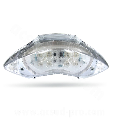 Feu arrière complet adaptable homologué pour scooter MBK Mach G.