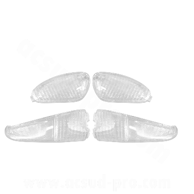 Cabochons clignotants adaptable transparents x4 Gilera Runner