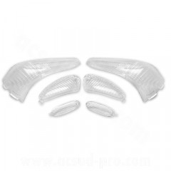 Cabochons clignotants adaptable transparents x6 Gilera Runner