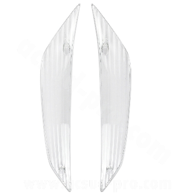 Cabochons clignotants adaptable transparents x2 Piaggio Zip 50cc