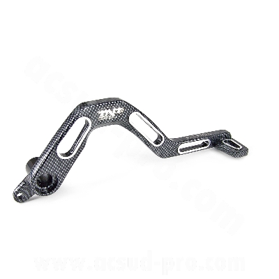 Pédale de frein adaptable imitation carbone pour 50 à boîte Senda