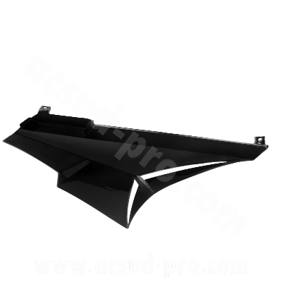 Capot arrière droit adaptable noir 50 à boîte Derbi Senda DRD / XTREM 2000-2011