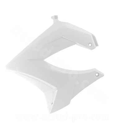 Habillage réservoir gauche adaptable blanc 2000-2011 pour Derbi Senda DRD / XTREM
