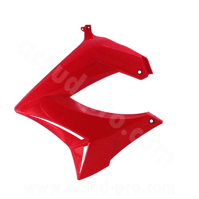Habillage réservoir gauche adaptable rouge DERBI SENDA/DRD/XTREM 2000-2011