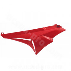 Capot arrière gauche adaptable rouge 2000-2011 pour Derbi Senda DRD / XTREM