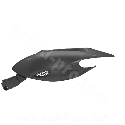 Capot moteur gauche adaptable noir métal 1997-2011 pour scooter Gilera Stalker