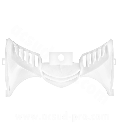 Grille avant adaptable blanche pour scooter Piaggio Zip 50 2T AC / LC 4T