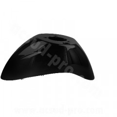 Garde boue avant adaptable noir métal (mono fourche) pour scooter piaggio zip 50 2T LC