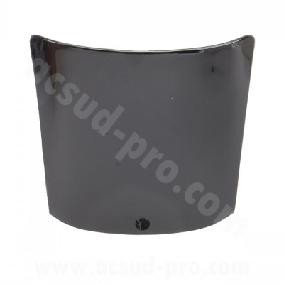 Trappe moteur adaptable noire métal pour scooter MBK 50 Booster 1999-2003 / Yamaha 50 BWS 1999-2003