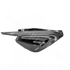 Capot arrière droit adaptable à peindre pour scooter MBK Booster Next / Yamaha Bws Next Rocket